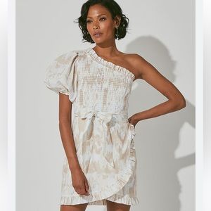 Cleobella one shoulder Pia mini-dress